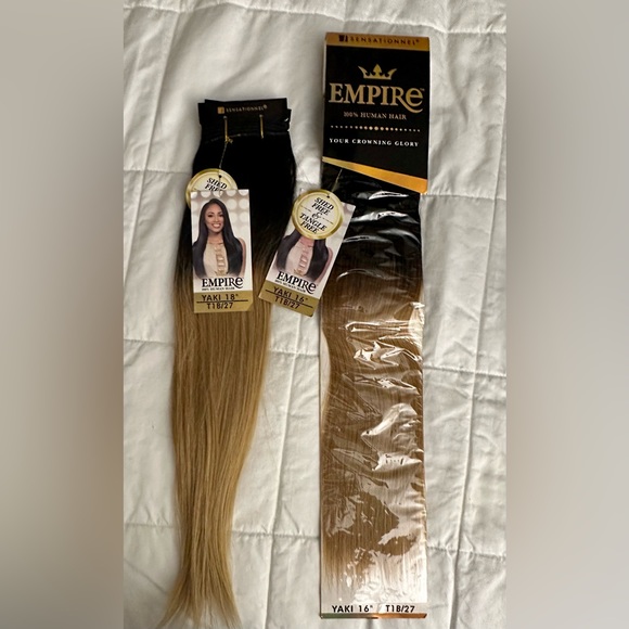 Human hair wefts 16” & 18” - Picture 2 of 3